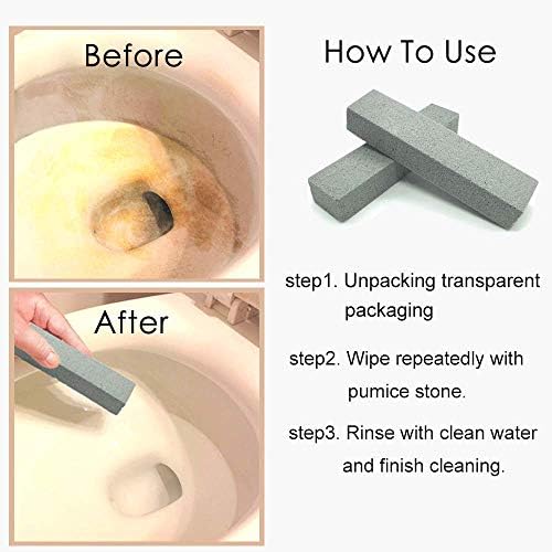 Piedra Pómez MARYTON para Limpiar Inodoros, Palitos para Quitar Manchas de Agua en Tazas de Baño, Paquete de 4 - imagen 4