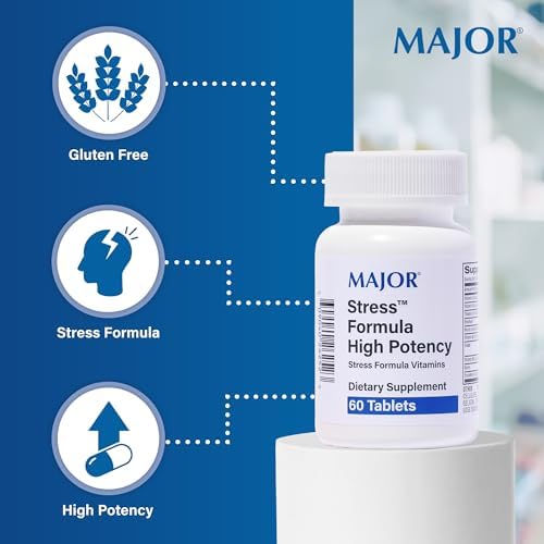 Fórmula MAJOR para el Estrés - Vitaminas de Alta Potencia - Suplemento Dietético - 60 Tabletas - imagen 3