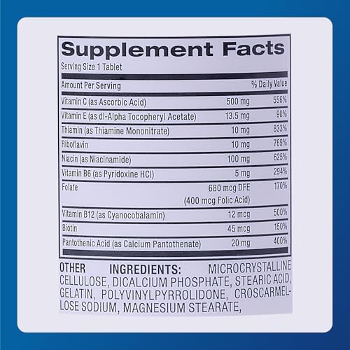 Fórmula MAJOR para el Estrés - Vitaminas de Alta Potencia - Suplemento Dietético - 60 Tabletas - imagen 4