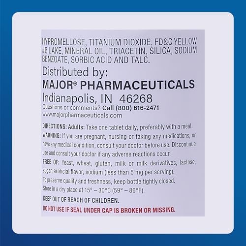 Fórmula MAJOR para el Estrés - Vitaminas de Alta Potencia - Suplemento Dietético - 60 Tabletas - imagen 5