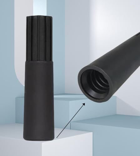 Adaptador de Limpiaparabrisas HHCLBYFA, Convierte la Punta Roscada a un Ajuste de Cono de Fricción Estándar, Negro, 2 piezas - imagen 2