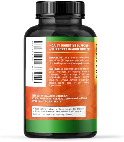 Suplemento de Cúrcuma Curcumina 2250mg Built by Nature – 95% Curcuminoides con Jengibre y Pimienta Negra – Soporte Articular Extra Fuerte – 90 - imagen 7