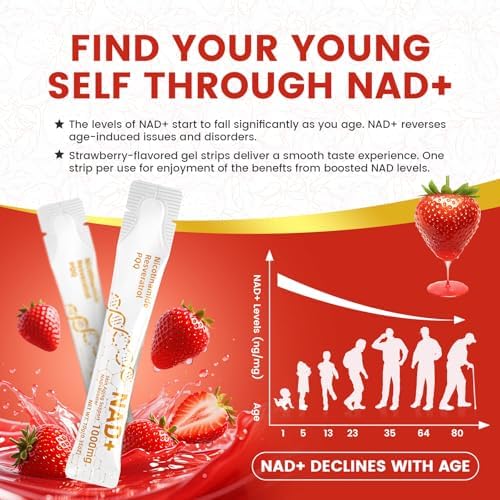 Suplemento de NAD NIUSISE, Líquido de NAD+ 1000mg, Fórmula Mejorada con PQQ, Nicotinamida Ribósido y Resveratrol, Apoyo Avanzado Antienvejecimiento - imagen 5
