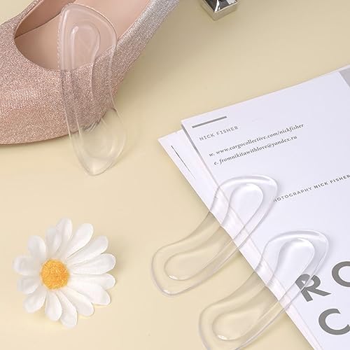 EACOZY Agarraderas para Tacones, Inserciones Transparentes para Zapatos, Almohadillas para Talones para Hombres y Mujeres, 5 Paquetes - imagen 7