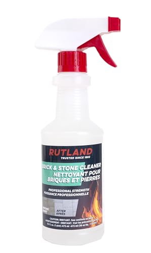 Limpiador Rutland para Ladrillos y Piedras de Chimenea, Terracota, Mármol y Masonería Porosa - Solución Emulsificante No Abrasiva, 16 oz, Hecho en - imagen 5