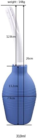 Bodundirect Bulbo Enema Anal y Ducha Vaginal para Limpieza de Colon - 10.4 Onzas, Azul, Ideal para Detox y Estreñimiento - imagen 6