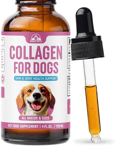 Colágeno Líquido Premium para Perros (120ml) - Suplemento Diario con Colágeno Tipos I, II y III y Ácido Hialurónico - Salud Articular y Digestiva - - imagen 1