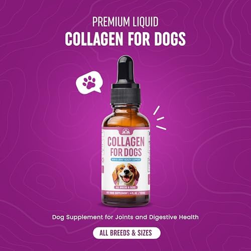 Colágeno Líquido Premium para Perros (120ml) - Suplemento Diario con Colágeno Tipos I, II y III y Ácido Hialurónico - Salud Articular y Digestiva - - imagen 4