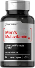 Multivitaminas para Hombres Horbäach | 60 Tabletas | Fórmula Avanzada | Con Vitamina C, D, Magnesio, Minerales y Más | Suplemento Sin OGM y Sin Gluten - imagen 1