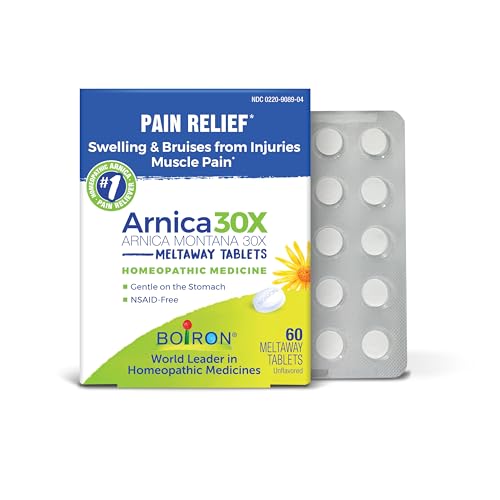 Tabletas Boiron Arnica 30X para Alivio del Dolor Muscular, Articular y Hinchazón por Lesiones o Moretones - 60 Tabletas - imagen 4