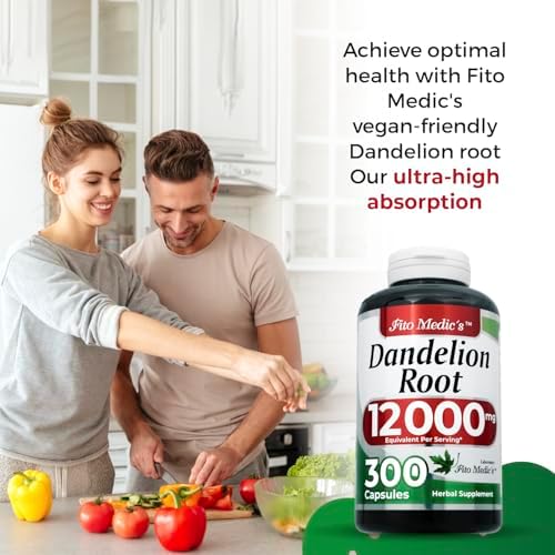Cápsulas de Raíz de Diente de León FITO MEDIC'S | Extracto Concentrado | 300 Cápsulas | Suplemento Herbal de Alta Absorción - imagen 4