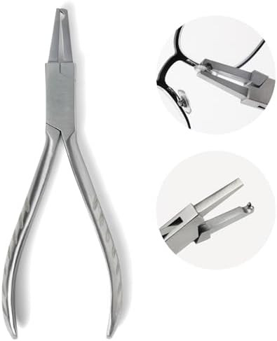 Pinzas para Armazón de Gafas Dhoptical, Pinzas para Almohadillas Nasales, Kit de Reparación de Gafas con Pinzas para Ajustar Almohadillas - imagen 1