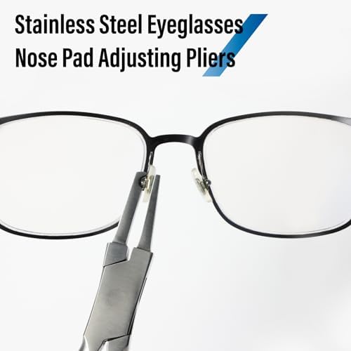 Pinzas para Armazón de Gafas Dhoptical, Pinzas para Almohadillas Nasales, Kit de Reparación de Gafas con Pinzas para Ajustar Almohadillas - imagen 2