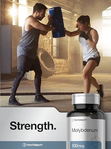 Suplemento de Molybdeno Horbaach | 500 mcg | 200 Cápsulas | Quelato de Aminoácidos | Sin OGM, Libre de Gluten - imagen 6
