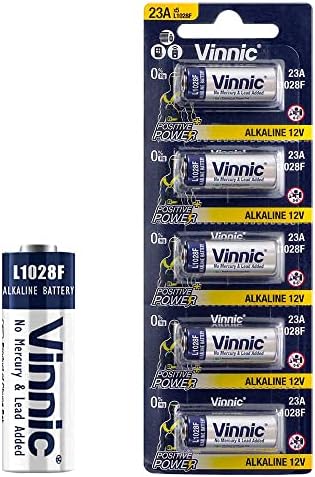 Batería Alcalina Kitstar L1028F 23A 12V para Control Remoto, Sin Mercurio, Plomo ni Cadmio, 5 Piezas (Paquete de 1) - imagen 1