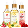 Paquete de 3 Aceites Yoni Orgánicos para Mujeres - Equilibrio de pH - Desodorante Femenino - Hidratante Vaginal - Elimina Olores con Aceite Esencial - imagen 1