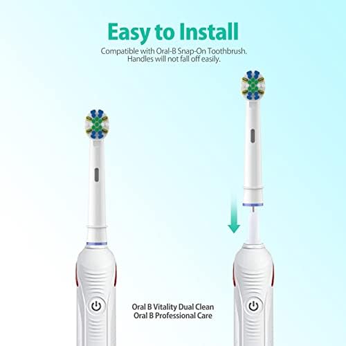 Cabezas de Cepillo de Repuesto para Oral B Braun, FDMDAF Cabezas de Cepillo Eléctrico Profesionales, Compatible con Oral-B 7000/Pro - imagen 6