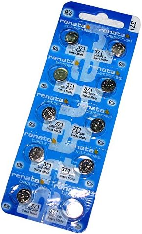 Batería de Reloj de Óxido de Plata Renata 371 - SR920SW (Paquete de 10 Baterías) - imagen 1
