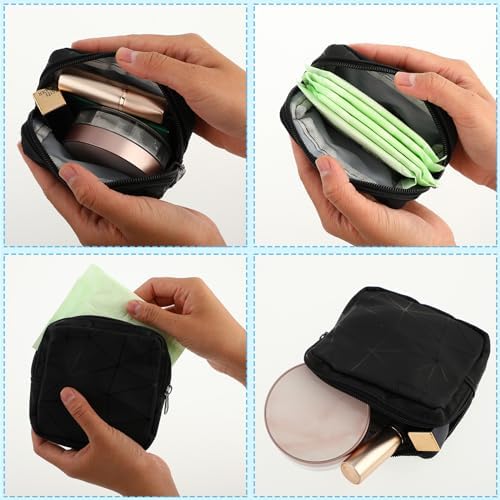 Bolsa Ouligay para Período, Estuche para Tampones y Toallas Sanitarias, Kit Menstrual Portátil para Adolescentes y Mujeres - imagen 3