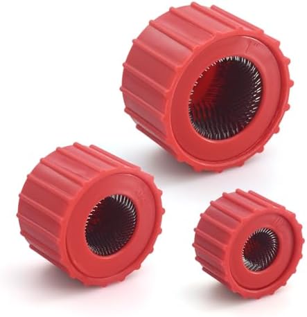 LOUZAGO Juego de 3 Cepillos para Tubos de Cobre, Cepillo de Limpieza para Tubos de 1/2, 3/4 y 1, Herramienta para Plomería y Desbarbado - imagen 1