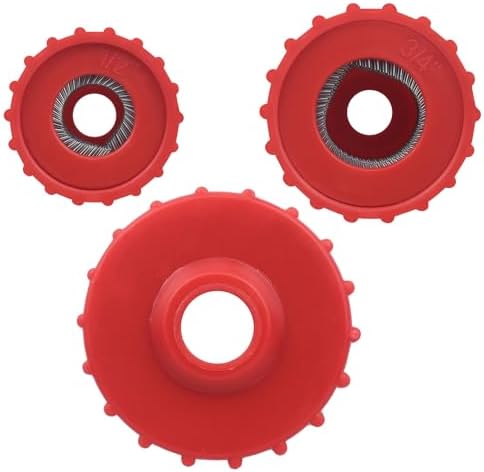 LOUZAGO Juego de 3 Cepillos para Tubos de Cobre, Cepillo de Limpieza para Tubos de 1/2, 3/4 y 1, Herramienta para Plomería y Desbarbado - imagen 7