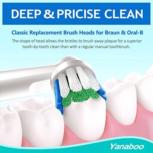 Paquete de 8 Cabezas de Cepillo de Dientes Reemplazables Compatibles con la Mayoría de los Cepillos Eléctricos Braun Oral-B Vitality Professional - imagen 2