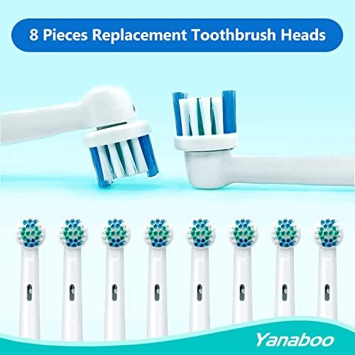 Paquete de 8 Cabezas de Cepillo de Dientes Reemplazables Compatibles con la Mayoría de los Cepillos Eléctricos Braun Oral-B Vitality Professional - imagen 5