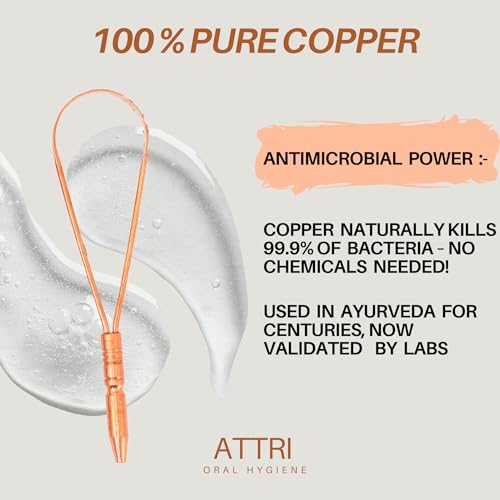 Raspador de Lengua de Cobre 100% Puro con Mango Único - Eco-Friendly, Duradero y Perfecto para Adultos y Niños - Cuidado Oral y Higiene - imagen 4