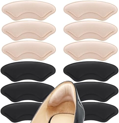 6 Pares de Plantillas para Tacones - Protectores para Ampollas, Fricción y Dolor - Antideslizantes para Ajustar Zapatos Grandes y Sueltos - imagen 1