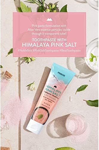 Pasta de Dientes PERIOE Sin Flúor con Sal Rosa del Himalaya, 3.4 oz - Menta Helada con Aloe Vera | Vegana, Libre de Crueldad y Parabenos, Tamaño Viaje - imagen 4