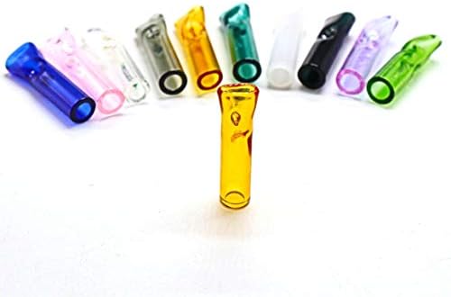 Puntas de Vidrio Reutilizables con Filtro, Boquilla Plana Ø8mm, Ø5mm Interior, 35mm Largo, 10 Piezas para DIY y Fácil Limpieza - imagen 2