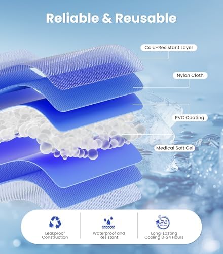 Paquete de 2 Paquetes de Hielo Aprobados por TSA (190g Cada Uno), Reutilizables y Grandes, Ideales para Viajes con Insulina, Retención de 8-24 Horas - imagen 3