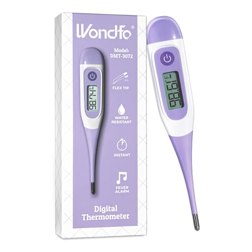 Termómetro Basal Digital Wondfo para Mujeres – Termómetro BBT para Seguimiento de Ovulación y Embarazo – Alta Precisión, Pantalla LCD y Resistente al - imagen 1