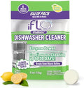 Tabletas Limpiadoras para Lavavajillas iFLO con iFLObiotic – Limpieza Profunda y Desodorante para Eliminar Olores, Remover Residuos y Frescar, - imagen 1