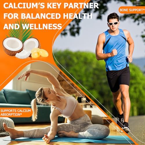 CFXYHNOX Vitamina D3 K2 con Aceite de Coco - Vitamina D3 Vegana y K2 Mk7 para Huesos y Sistema Inmunológico - Sin OGM, Sin Soja - 120 Softgels - imagen 7
