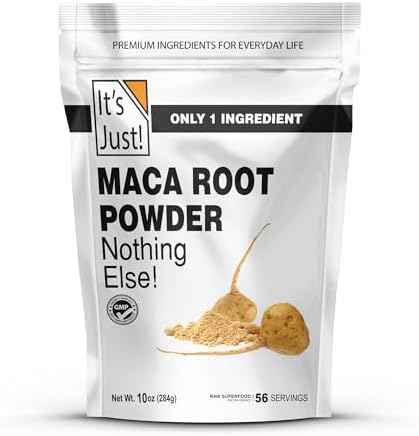 It's Just! - Polvo de Raíz de Maca Amarilla, Producto de Perú, Superalimento Natural Crudo, Gelatinizado para Fácil Digestión, Apoya Inmunidad y - imagen 1