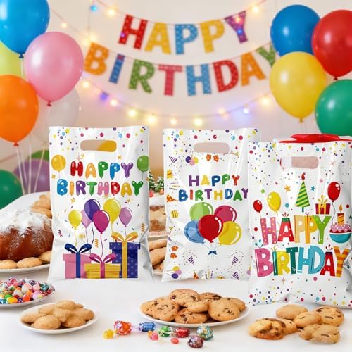 Bolsas de Regalo TESKEUP para Fiesta de Cumpleaños - Paquete de 30 Bolsas para Dulces, Galletas y Snacks, Suministros para Fiesta y Regalos de Eventos - imagen 5