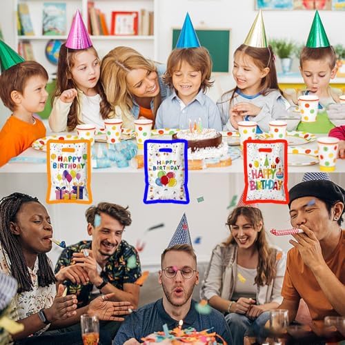 Bolsas de Regalo TESKEUP para Fiesta de Cumpleaños - Paquete de 30 Bolsas para Dulces, Galletas y Snacks, Suministros para Fiesta y Regalos de Eventos - imagen 6