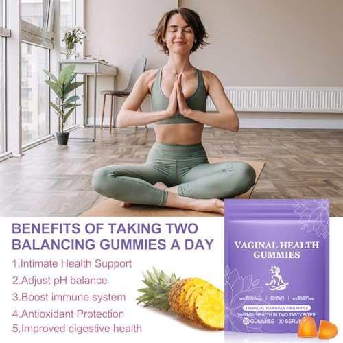 Gomitas Premium para el Equilibrio Femenino, Probióticos Vaginales Vitales, Sabor Piña, Salud Digestiva, Inmunidad y Bienestar para Mujeres de Todas - imagen 4