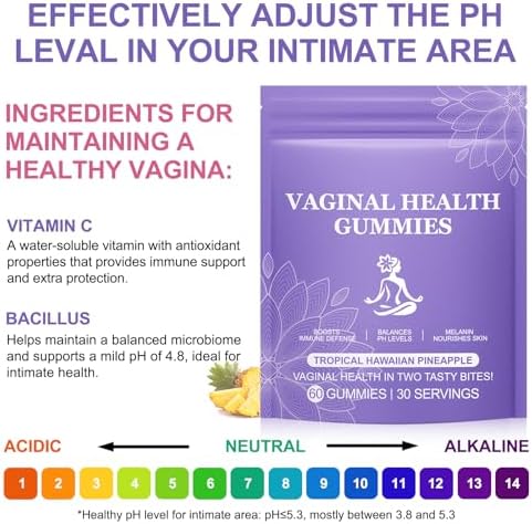 Gomitas Premium para el Equilibrio Femenino, Probióticos Vaginales Vitales, Sabor Piña, Salud Digestiva, Inmunidad y Bienestar para Mujeres de Todas - imagen 5