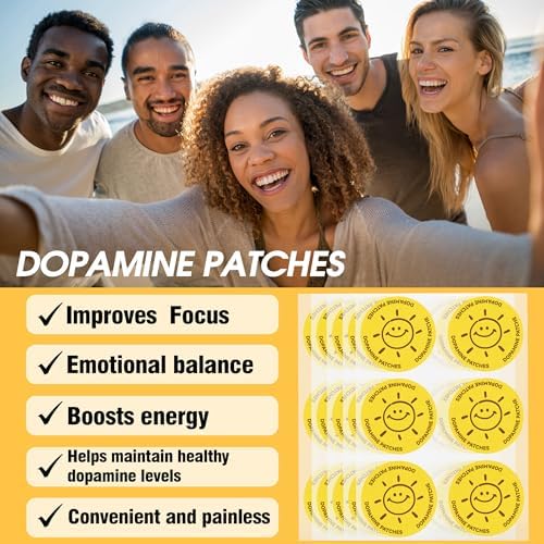 Parches Liftouch de Dopamina para Concentración, Motivación y Positividad – Parches Naturales de Soporte Emocional Diario - imagen 2