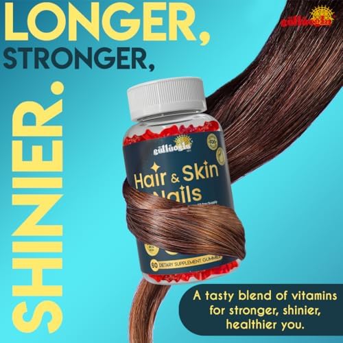 Gomitas SINCE 1871 GÜLLÜOGLU para Cabello, Piel y Uñas – Biotina 5000 mcg, Colágeno 200 mg y Queratina 50 mg – con MSM, Bambú y Vitaminas A, C, D, E - imagen 2