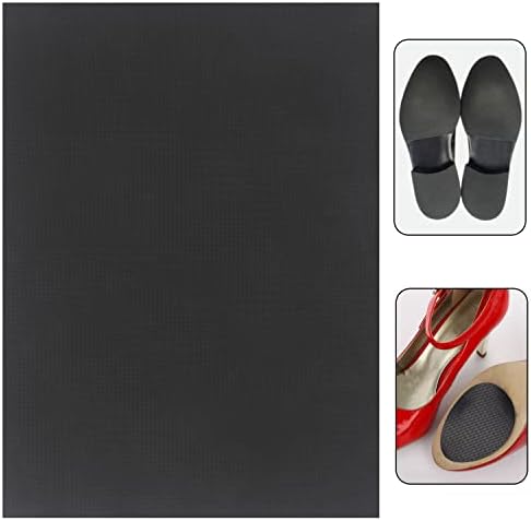 DUTWROY Almohadilla de Reparación de Suela de 2.2MM para Zapatos, Material de Goma Negro para Reparar Calzado de Hombre y Mujer - imagen 2