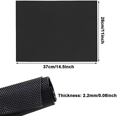 DUTWROY Almohadilla de Reparación de Suela de 2.2MM para Zapatos, Material de Goma Negro para Reparar Calzado de Hombre y Mujer - imagen 4