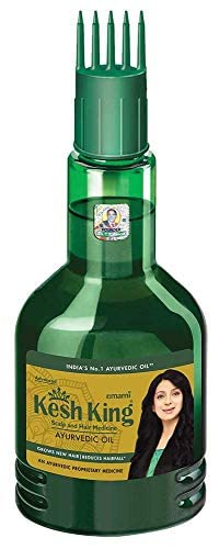 Aceite Capilar Ayurvédico KESH KING | Aceite Herbal con Bhringraj y Amla | Fomenta el Crecimiento del Cabello | Reduce la Caída | Nutre el Cuero - imagen 3
