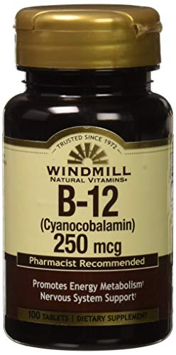 Tabletas de Vitamina B-12 250 MCG WMILL - 100 Unidades - imagen 2