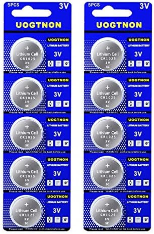 Batería de Litio UOGTNON CR1025 3V (Paquete de 10) - imagen 1