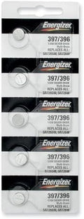Batería de Reloj de Óxido de Plata Energizer 397/396, Paquete de 5 Pilas Botón - imagen 1