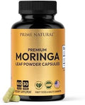 Cápsulas de Polvo de Moringa - Suplemento Natural Verde, Energía, Piel, Inmunidad y Salud Digestiva, Rico en Antioxidantes y Vitaminas - 60 Cápsulas - imagen 1