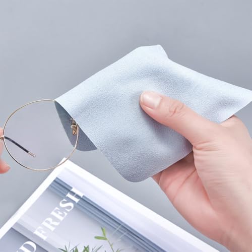 Paquete de 10 Paños de Limpieza para Gafas Shammy, Muy Absorbentes y Suaves, Grosor de 230GSM - imagen 2